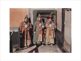 Officials wearing ringyen dress at New Year