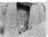 Buddha figure carved into a rock near Lhasa