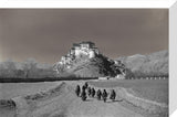 Potala from the east with nomads on path