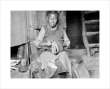 Tibetan cobbler in Lhasa