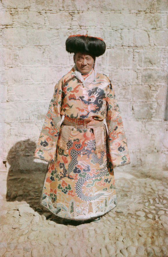 Tsarong in ceremonial dress at New Year