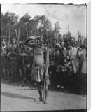 Zulu chief Laduma saluting