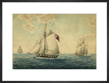Painting of three ships