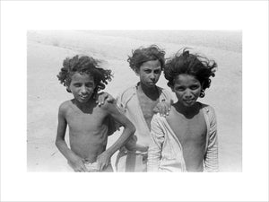 Group portrait of three young ...