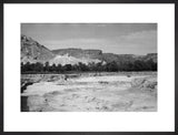 View of sandy excavations in ...
