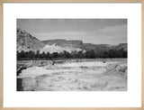View of sandy excavations in ...