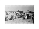 View of a camel caravan ...