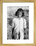 Portrait of a boy with ...