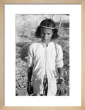 Portrait of a boy with ...