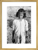 Portrait of a boy with ...