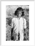 Portrait of a boy with ...