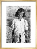 Portrait of a boy with ...