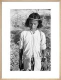 Portrait of a boy with ...