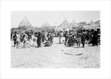 Market at Al Haqu village. ...