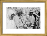 Group portrait of three Arab ...