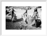 Portrait of three Bedouin men ...
