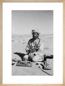 Seated portrait of an Arab ...