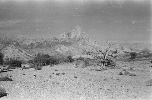 View of a rocky peak ...