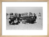 View of a Bedouin family ...