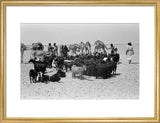 View of a Bedouin family ...