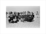 View of a Bedouin family ...