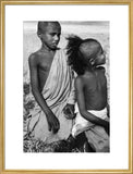 Seated portrait of two boys ...