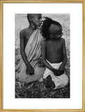 Seated portrait of two boys ...