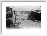 At Sabya. Two shelters on ...