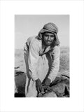 Portrait of an Bedouin falconer ...