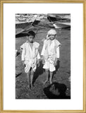 Portrait of two Arab boys ...