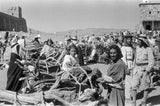 View of a crowd of ...