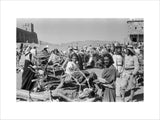 View of a crowd of ...