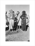 View of Sa'ar Bedouin watering ...