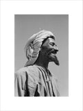 Profile portrait of a tribesman ...