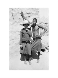 Portrait of two men at ...