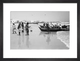 View of fishermen on the ...