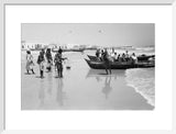 View of fishermen on the ...