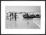 View of fishermen on the ...