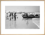 View of fishermen on the ...