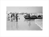 View of fishermen on the ...