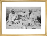 Seated portrait of an elderly ...