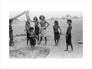 Group portrait of Bedouin boys ...