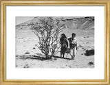 View of two Bedouin tribesmen ...