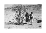 View of two Bedouin tribesmen ...
