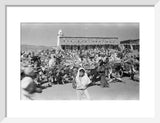 View of a crowd of ...