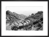 View of a mountain settlement ...