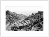 View of a mountain settlement ...