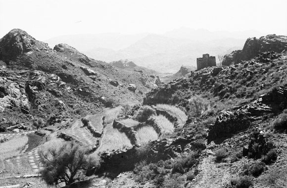 View of a mountain settlement ...