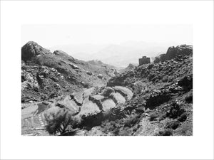View of a mountain settlement ...