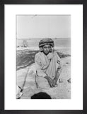 Seated portrait of a young ...